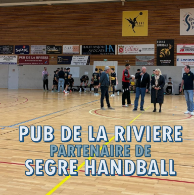 Le Pub est heureux d'être partenaire de Segré Handball
